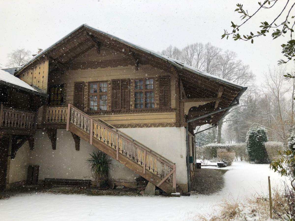 La Datcha Du Parc Husseren-Wesserling Bagian luar foto